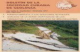 BOLETÍN DE LA - redciencia.cu Vol 12 no 3 2012.pdf · l enfrentamiento a los Desastres Naturales, es uno de los problemas más acuciantes de la sociedad, por ser causantes de pérdidas