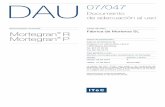 DAU 07/047 - Servidor de Comunicaciones CGATE-COAAT Envejecimiento del color 24 9.3.7.3 Ensayo de fraguado a altas temperaturas 24 10. Seguimiento del DAU 25 11. Comisión de Expertos