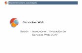 Servicios Web - Experto Java · • Un Servicio Web es un componente diseñado para ... XML-RPC) Transporte de Servicios (HTTP, SMTP ... !La petición contiene el método a llamar
