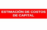 ESTIMACIÓN DE COSTOS DE CAPITAL - :: Galeón : Crea tus …galeon.com/disenoplantas1/CLASES/3CostodeCapital.pdf · 2008-02-19 · proporcionarel costo de capital estimado. ... instrumentación