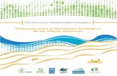 Protocolo para el Monitoreo Ecológico de las Playas Arenosas · Resumen general de los indicadores Indicadores para el monitoreo ecológico marino ... Nivel de marea alta viva Nivel