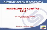 RENDICIÓN DE CUENTAS 2010 - Superintendencia de … · 2017-03-03 · Públicas en la Ruta de Rendición de Cuentas a la ... TOTAL $674.360.024 $438.693.187 -35% . el ... contables,
