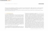 Guía de práctica clínica sobre la prevención del cáncer ...instruccionnutricional.weebly.com/uploads/9/0/8/4/9084058/ccr.pdf · o moleculares implicados en la fisiopatología