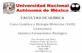 Universidad Nacional Autónoma de México - Blog de la clase · transcripción y su papel en la regulación de la expresión genética. X 2.3. Conocerá el papel de las hormonas esteroides