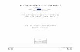 PARLAMENTO EUROPEO - europarl.europa.eu · - Otros (declaraciones, preguntas orales, informes de iniciativa, suspensión de inmunidad) mayoría de los votos emitidos para aprobar