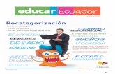 Recategorización - Ministerio de Educación · Impreso por Editogram rEcuador ... de docentes. Para ello, creó un banco de preguntas que varían en su dificultad para explorar los