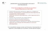 Presentación de PowerPoint Montiel_UA...• Síntesis electroquímica (productos orgánicos e inorgánicos) • Síntesis, caracterización y comportamiento electroquímico de nanopartículas.
