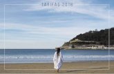 TARIFAS 2018 - la-perla.net · La talasoterapia consiste en la utilización del agua de mar y de otros elementos marinos, algas, sales, barros... con fines terapéuticos. ... nuestro