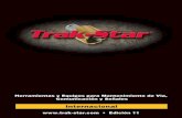 Internacional - support.trak-star.comsupport.trak-star.com/Trak-Star-Spanish-Catalog.pdf · Puntos de Contacto al Riel • Mango Centro Balanceado ... barreno en riel con tratamiento