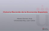Historia Reciente de la Economía Española - Programa · Tendencia económica: Período de 1953-58: Prof. Dr. Alberto Romero Ania. Departamento de Economía Aplicada I • La ayuda