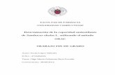 Determinación de la capacidad antioxidante de Sambucus ...147.96.70.122/Web/TFG/TFG/Memoria/PAULA LOPEZ MENDEZ.pdf · Determinación de la actividad antioxidante mediante el método