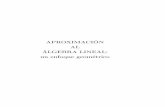 APROXIMACIÓN AL ÁLGEBRA LINEAL: un enfoque geométricomatematicas.uis.edu.co/libros/l_lineal_old.pdf · El núcleo y la imagen de una transformación lineal . . 88 ... de los temas