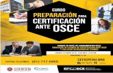 Curso Preparación para Certificación ante osce · UNMSM Certiﬁcación OSCE ... simulacro de examen de certificación ante osce y taller de resolución de examen ... el método