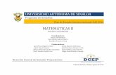 MATEMÁTICAS II - dgep.uas.edu.mxdgep.uas.edu.mx/programassemi/2_CUATRIMESTRE/9.pdf · Área curricular: Matemáticas ... el programa de Matemáticas II pone énfasis en la promoción