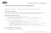 Tarjeta de memoria ControlLogix™ · Tarjeta de memoria ControlLogix™ 3 Publicación 1756-IN033B-ES-P - Noviembre 2000 Cumplimiento de Directivas de la Unión Europea (UE)