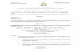 Ley Electoral del Estado de Chihuahua · H. Congreso del Estado Secretaría de Servicios Jurídico Legislativos División de Documentación y Biblioteca Ley Electoral del Estado de