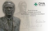 Usparitza del Fundador de la DYA Juan Antonio Usparitza ... · Este centro -pionero a nivel nacional- fue el primero en introducir el, en un principio polémico y controvertido, parto