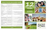 FORMAS DE - dhhs.nh.gov · Este folleto fue creado por el Comité estatal de hogares saludables para compartir información sobre los riesgos que existen en los hogares y cómo pueden