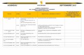 agendas septiembre 2017-2 - municipiosoledad.gob.mx · 15 DE SEPTIEMBRE 2017 11:00 PALACIO MUNICIPAL CELEBRACION DEL GRITO DE INDEPENDENCIA DE MEXICO 16 DE SEPTIEMBRE 2017 ... De