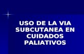 [PPT]Diapositiva 1 - SESCAM - Gerencia Puertollano | de la via... · Web viewUSO DE LA VIA SUBCUTANEA EN CUIDADOS PALIATIVOS Uso de la vía subcutánea en cuidados paliativos INDICE: