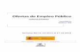 Boletín semanal de Ofertas de Empleo Público · de derechos de examen puede conseguirse a través de Internet en la siguiente página web: ... Comunidad Autónoma de Aragón, ...