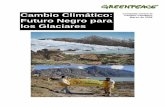 Cambio Climático Marzo de 2008 Futuro Negro para · En cuanto a la investigación de los glaciares, ésta se basa en el análisis de documentos históricos, mapas, fotografías y