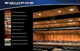EQUIPOS - wengercorp.com · Conchas acústicas portatiles para escenarios completos para Centros de Artes y escuelas. ... y coros. CARACTERÍSTICAS: • La altura completamente extendida