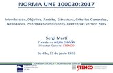 NORMA UNE 100030:2017 - biotica.es Marti_Resumen_UNE100030... · minimizar el riego de contraer la enfermedad producida por la Legionella” CAMPO DE APLICACIÓN “Se aplica a instalaciones