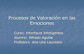 Procesos de Valoración en las Emociones - kali.azc.uam.mxkali.azc.uam.mx/.../mas/Procesos_de_Valoracion_en_las_Emociones.pdf · En un principio Magda Arnold (1960) utilizó el termino