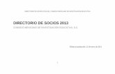 DIRECTORIO DE SOCIOS 2013 - comie.org.mx · Alfabetización audiovisual: niños y medios de comunicación Universidad de Guadalajara Centro Universitario de Ciencias Sociales y Humanidades