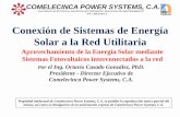 Conexión de Sistemas de Energía Solar a la Red Utilitariavenezuela.ahk.de/fileadmin/ahk_venezuela/Casa_Alemana_Presentaci... · Costo promedio del kWh producido US $ 0,30 (kWh red