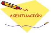 ACENTUACIÓN - Aula Intelimundoaulaintelimundo.com/aulainterna/(3)secundaria/espanol/el-acento.pdf · varias letras que se pronuncian en un solo golpe de voz. ... Cuando las vocales