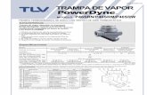 TRAMPA DE VAPOR - tlv.com · SDS SA2004-22 TRAMPA TERMODINÁMICA DE DISCO CON VENTEO DE AIRE TERMOSTÁTICO Trampa de vapor reparable en línea para líneas principales, traceos y