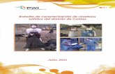 Estudio de caracterización de residuos sólidos del ... DE CARACTERIZACION 2011.pdf · El Estudio de Caracterización de Residuos sólidos (ECRS) ha sido elaborado para determinar: