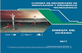 ENERGÍA DEL OCÉANO - gob.mx · en las diferentes fuentes de Energía del Océano(corrientes marinas, mareomotriz, oleaje, gradientes salinos y gradientes térmicos), reconocidos