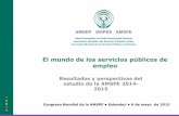 El mundo de los servicios públicos de empleo - wapes.orgwapes.org/en/system/files/wapes_miguel_peromingo_es.pdf · Partes del cuestionario de la encuesta: Estructura institucional,