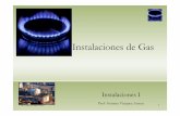 Instalaciones de Gas - ingemecanica.com · • Reducida importancia del gas natural frente a la energía eléctrica. La ... producido por la combustión completa de una unidad de