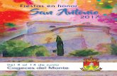 Fiestas en honor San Antonio - elsurdevalladolid.com · ... ¡Vuelve el Festival de Pelota Mano a ... Exhibición de patinaje a cargo de los niños de la actividad y dirigida por