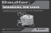 MANUAL DE USO - bauker.com · 1 Cepillo rotatorio. Voltaje/Frecuencia de entrada País Chile Colombia Perú Argentina Voltaje 220 V~ 110 V~ 220 V~ 220 V~ Hz 50 Hz 60 Hz 60 Hz 50 Hz