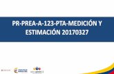PR-PREA-A-123-PTA-MEDICIÓN Y ESTIMACIÓN 20170327 · • Estudiar situaciones de medida y estimación que se encuentran en los textos de matemáticas para ser abordadas en el aula