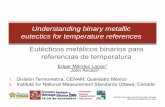 Understanding binary metallic eutectics for temperature ... · euté ti f d ilib i f átéctico fuera de equilibrio se formará. yAún cuando la muestra esté en equilibrio térmico,