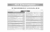  · NORMAS LEGALES  FUNDADO EN 1825 POR EL LIBERTADOR SIMÓN BOLÍVAR Lima, jueves 3 de junio de 2010 Año XXVII - Nº 11013 420023 AÑO DE LA ...