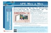 APE Mes a Mesceipsanchoii.centros.educa.jcyl.es/sitio/upload/APE_Mes_a_Mes_N_64.pdf · ... ^Talleres de lectura y escritura para Educación Primaria y Secundaria. Inscripción en: