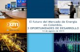 El futuro del Mercado de Energía en Colombia. 3 ... · y Suiza. Powernext es el operador del mercado Spot y de derivados financieros de gas en Francia Líder mundial en ... soluciones