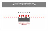 Certificación de productos: Marcas de calidad, marcado CE · •Cursos de formación •Organismo Notificado nº 0370 Certificación de producto Q-LGAI: ... SPC-007 CAJAS FUERTES