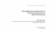 Reglamentaci³n Aeronutico Boliviana - dgac.gob.bo .Direcci³n General de Aeronutica Civil Reglamentaci³n
