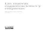 organizaciones y Las nuevas empresas - openaccess.uoc.eduopenaccess.uoc.edu/webapps/o2/bitstream/10609/54401/3/Evolución y... · Las nuevas organizaciones y empresas Dídac Sanchez-Costa