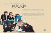 Qué es la ESAP · de datos sobre aspectos de la Administración Pública, integrada por la sistematización de las preguntas de- rivadas del servicio de consultorías participativa.