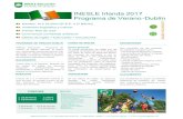 INESLE Irlanda 2017 Programa de Veran Duinesle.com/pdf/inesle-educacion/INESLE Irlanda - Sesión de verano... · Trinity College & El libro de Kells . Galería Nacional de Irlanda.
