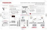 Guía de instalación rápida 32L310U18/49L510U18/55L510U18tvna.compal-toshiba.com/ca/wp-content/uploads/sites/3/2017/04/... · de los tornillos suministrados. 1 Guía de instalación